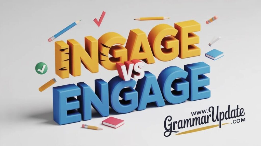 The Origin of the Confusion Between Ingage vs Engage