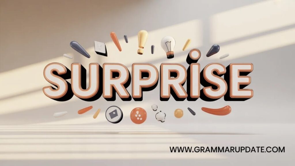 Real-Life Usage of Surprise in Communication