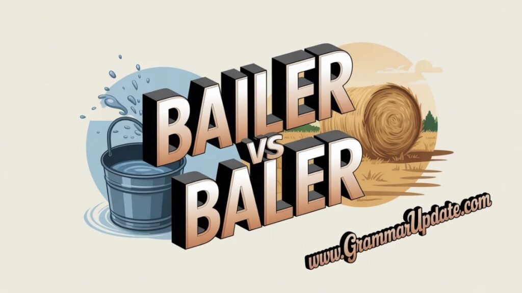 Quick Difference Between Bailer vs Baler