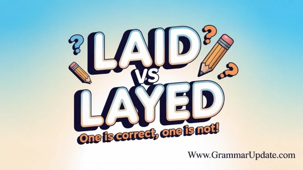 Why “Layed” Feels Correct but Is Actually Wrong