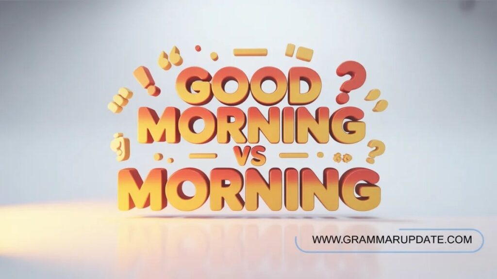 Good Morning in Other Languages