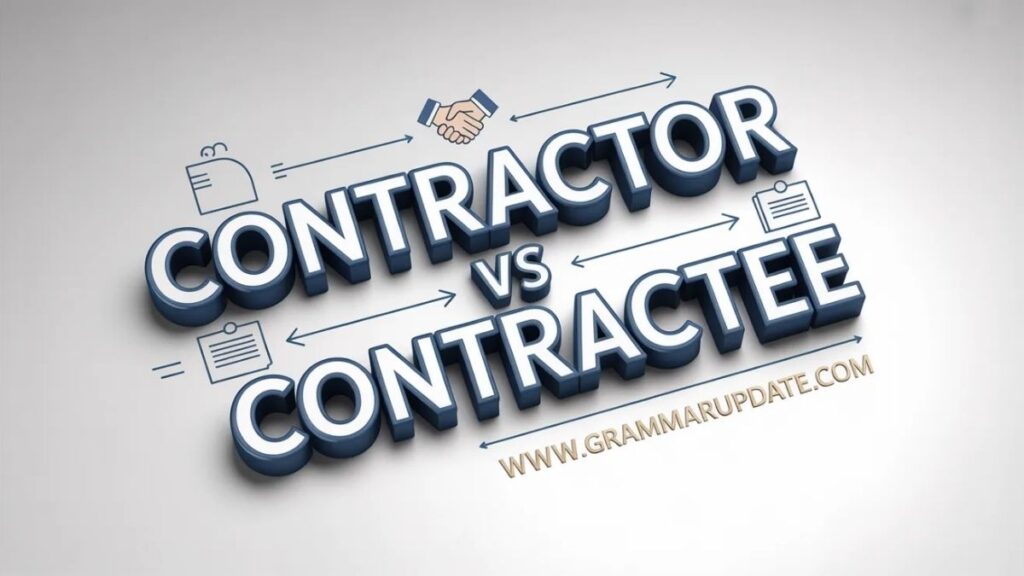 Contractor vs Contractee Usage and Differences Explained