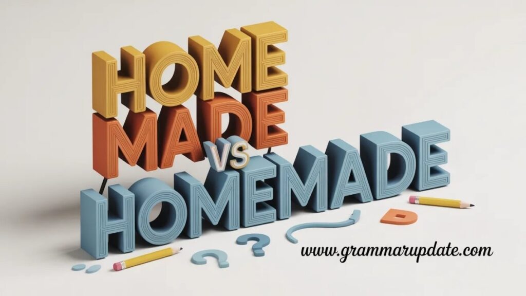 Home Made vs Homemade Which Is Correct?