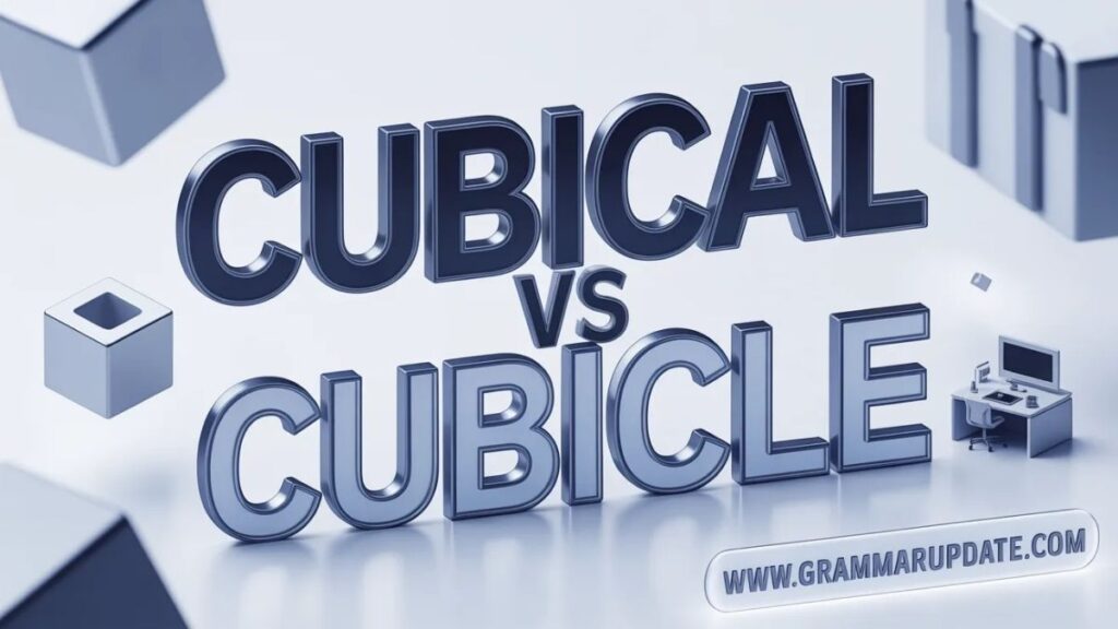 Practice Session Cubical vs Cubicle
