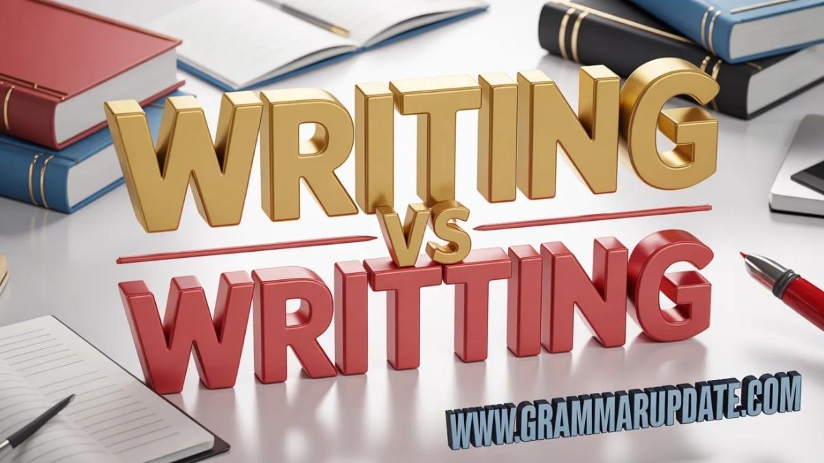 Writing vs Writting which is Correct Spelling - Grammar Update