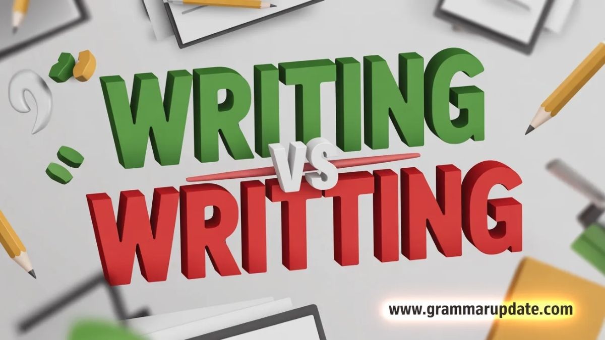 Writing vs Writting which is Correct Spelling - Grammar Update
