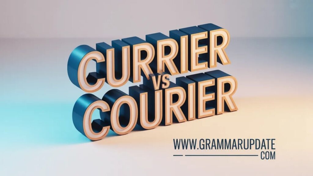 Courier Meaning in English Explained Deeply