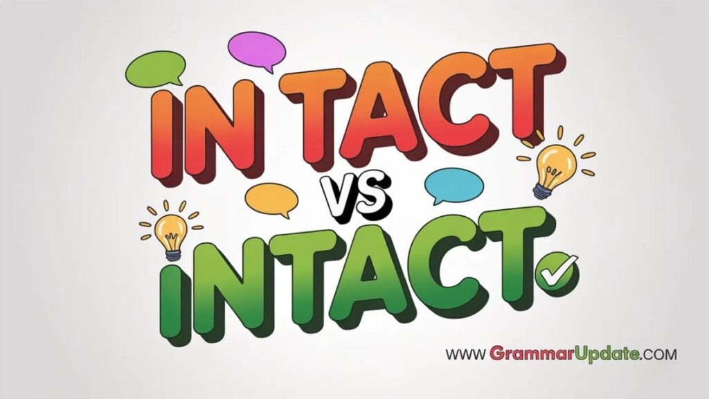 Quick Answer Is It In Tact vs Intact?