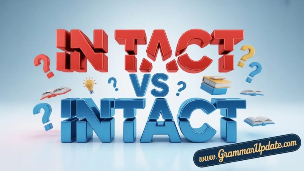 Common English Mistakes Related to Intact