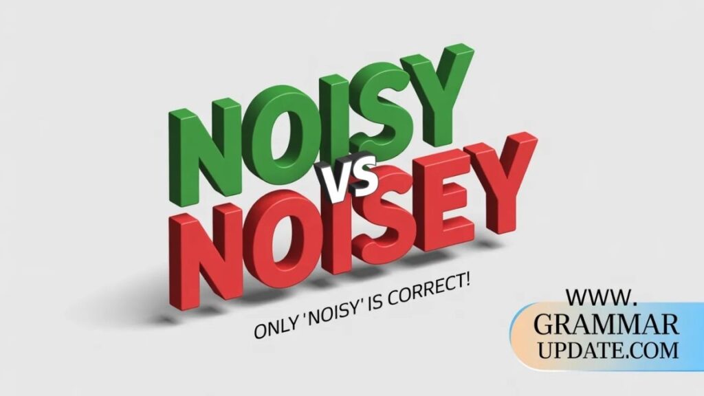 Common Spelling Mistakes and Why Noisey Happens