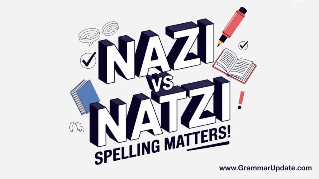 Which Spelling Is Correct? Natzi vs Nazi