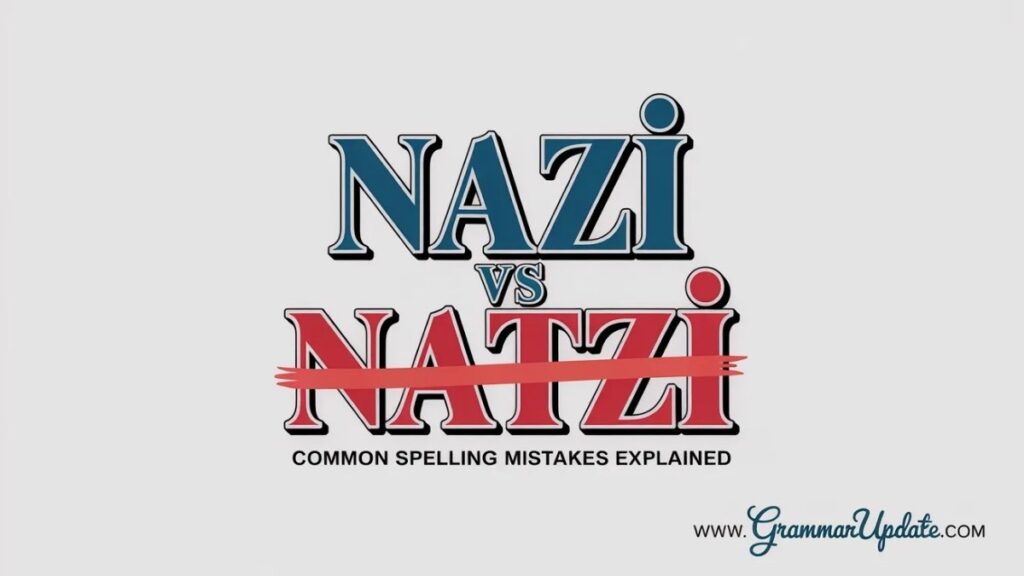 Is Natzi a Word?
