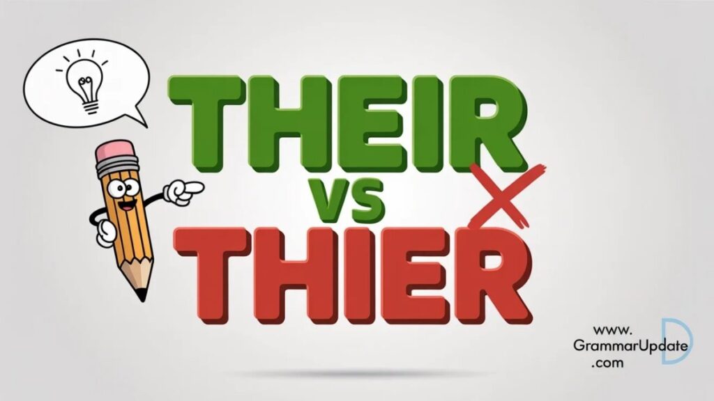 Quick Answer Their vs Thier?
