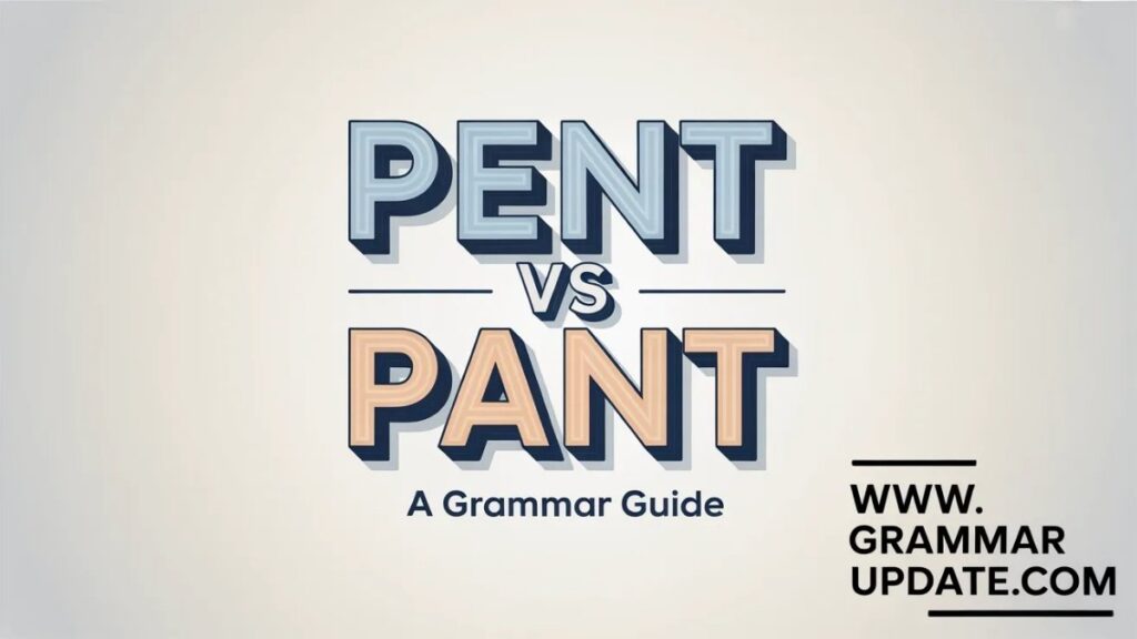 What Does Pant Mean in English?