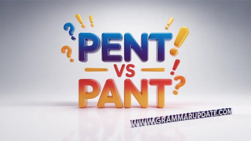 Pant vs Pants in Everyday English