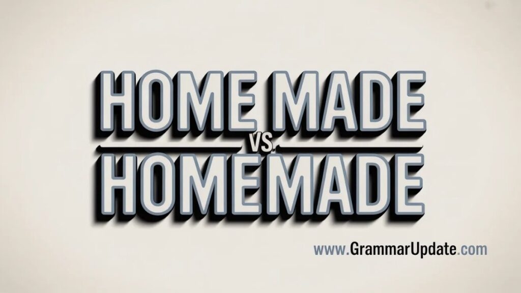 Homemade slang and informal usage