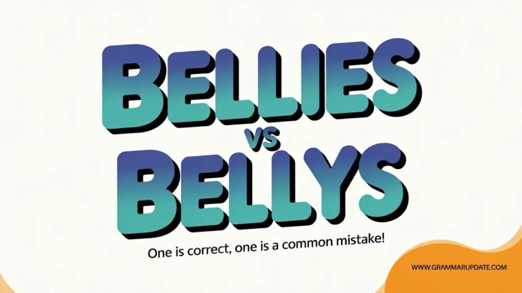 Bellies vs Bellys?
