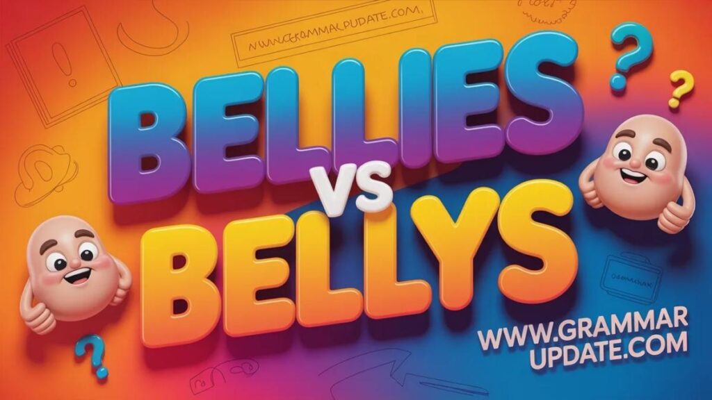 The Grammar Rule Behind Bellies