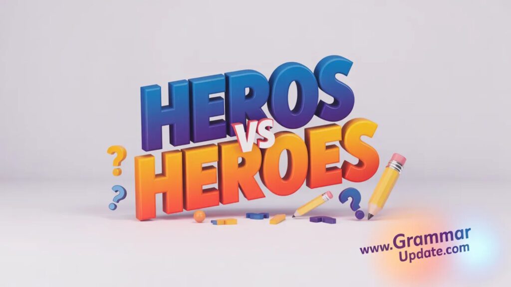 Heros vs Heroes Which Spelling Is Correct?