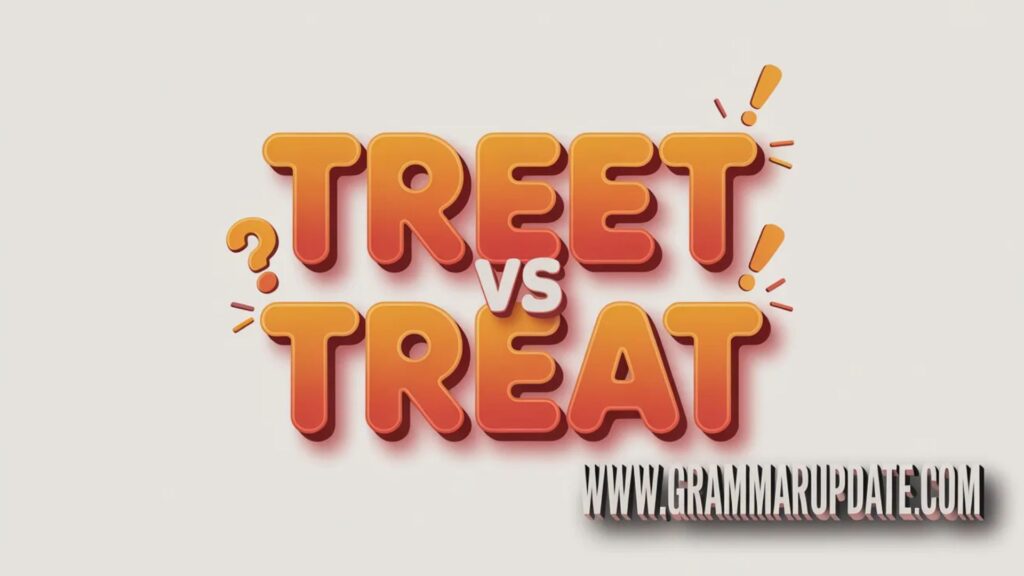 Treet vs Treat Spelling Confusion and Usage