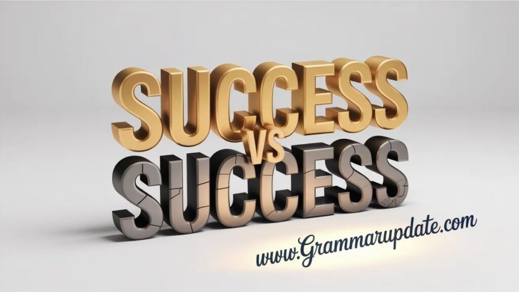 Pronunciation of Success and Speaking Guide