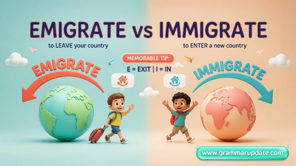 Quick Answer Emigrate vs Immigrate