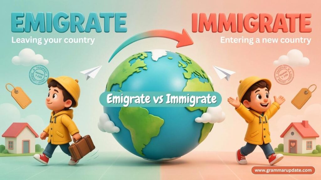 Real-Life Examples of Emigrate vs Immigrate