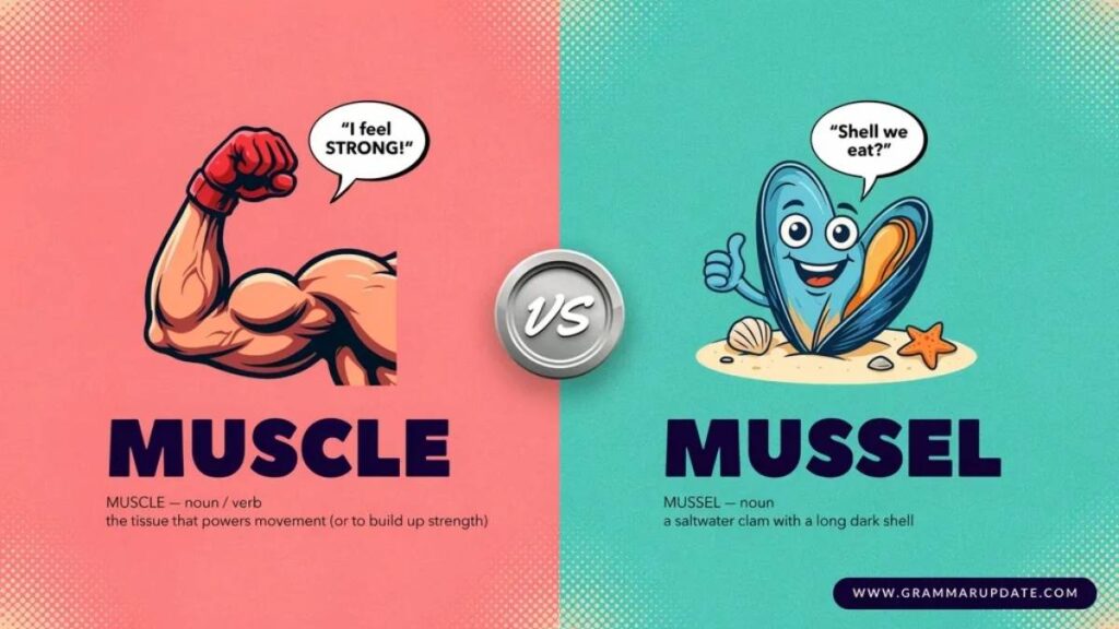 Muscle vs Mussel Quick Answer