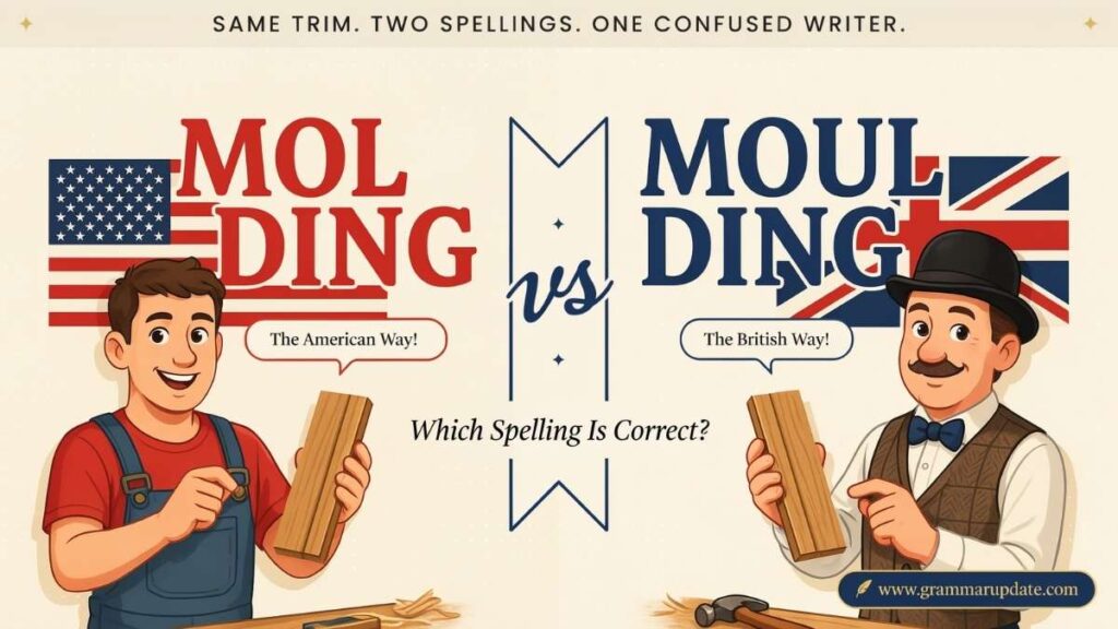 Molding vs Moulding Which Spelling Is Correct and Usage?