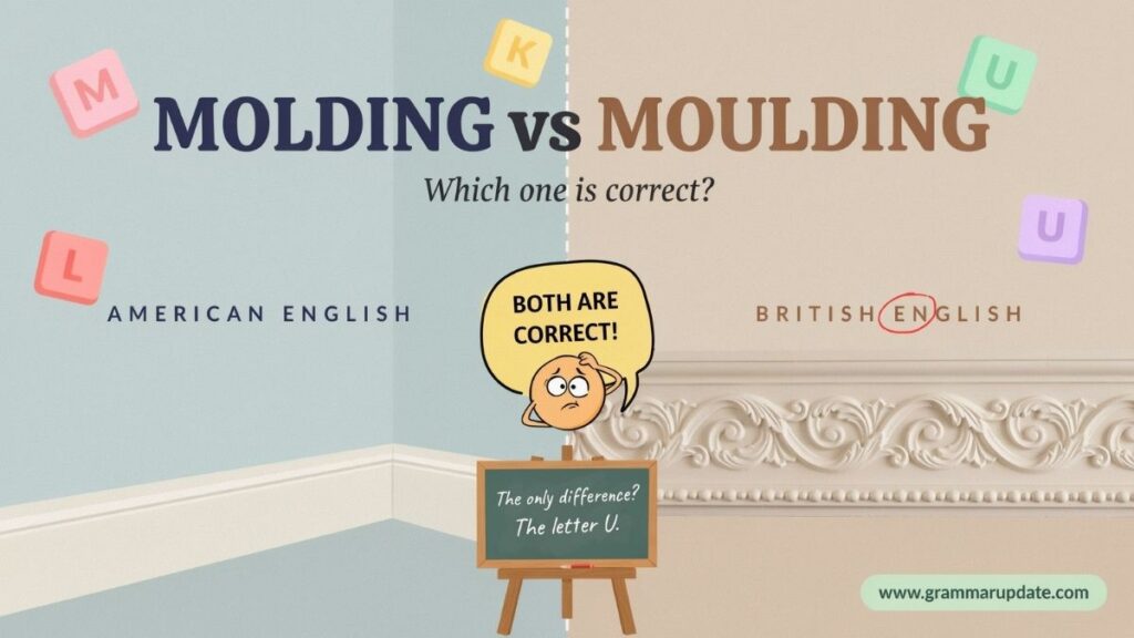 Practice Session Molding vs Moulding
