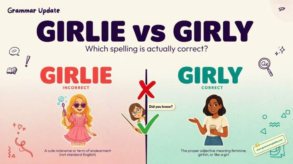 Girlie vs Girly Quick Answer