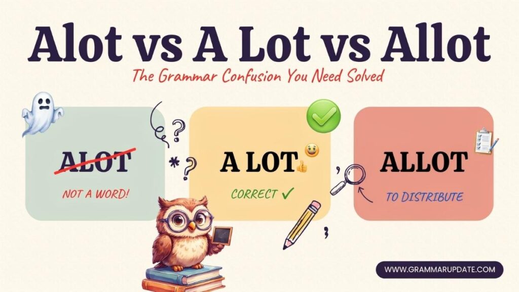 A Lot vs Allot vs Alot Full Comparison