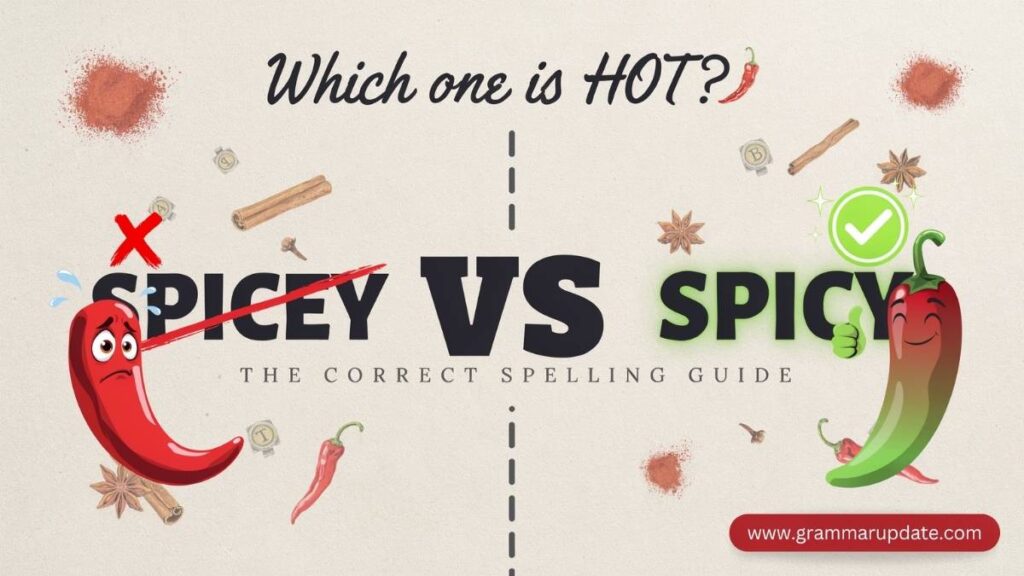 Spicey vs Spicy What's the Difference?