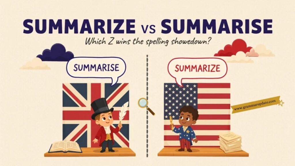 Summarize vs Summarise Which Spelling Is Correct?