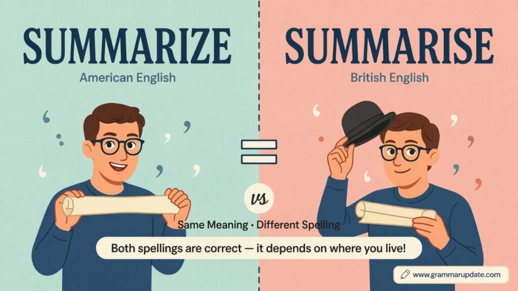 Common Mistakes With Summarize and Summarise