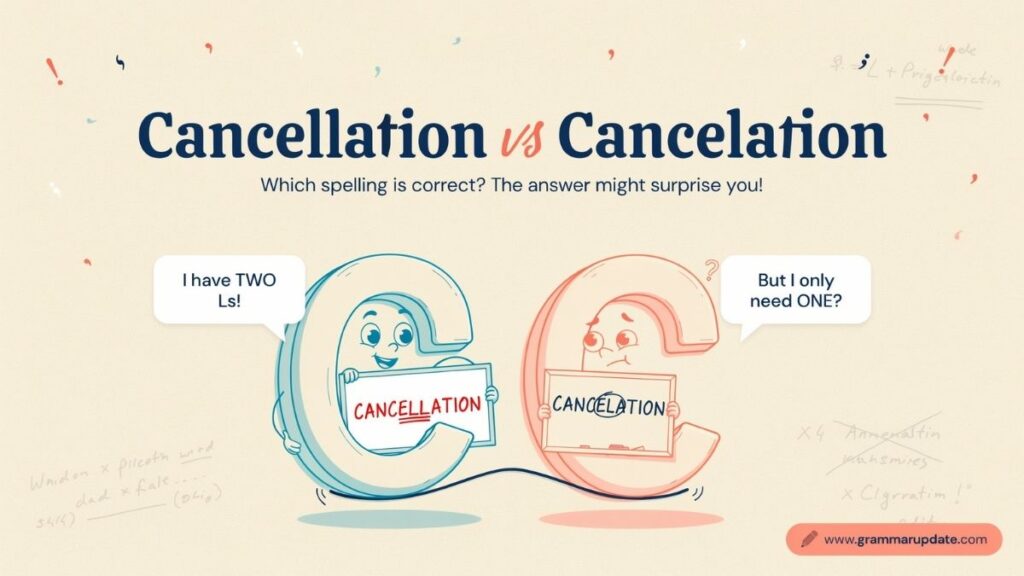 Practice Session Cancellation vs Cancelation
