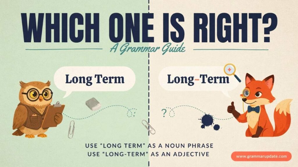 Long Term vs Long-Term Which is Correct?