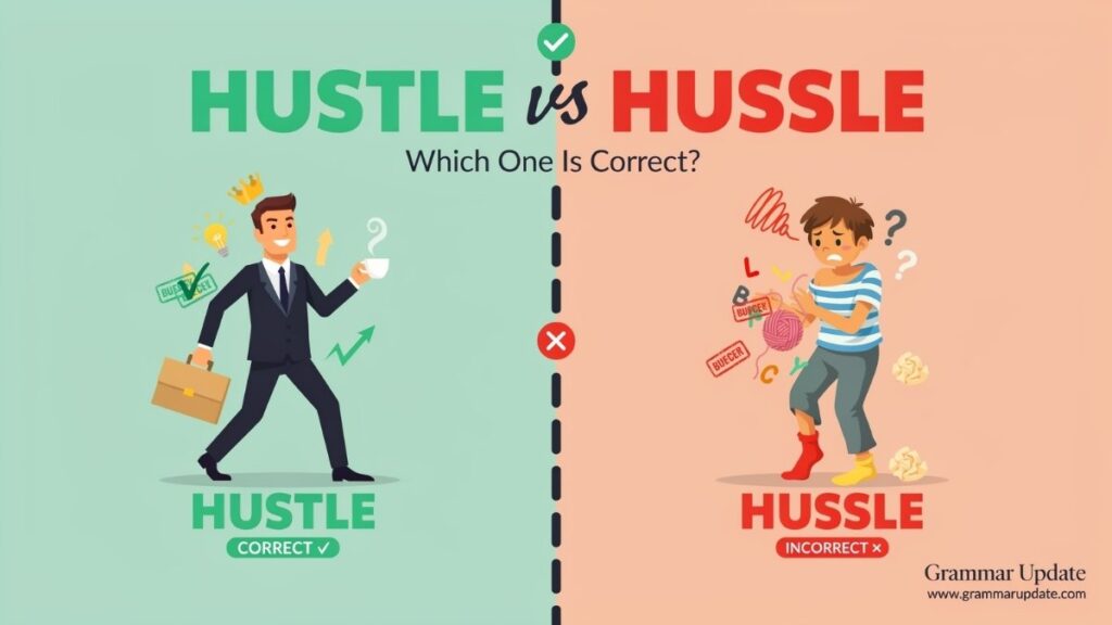 Hustle vs Hussle Which is Correct Spelling and Usage?