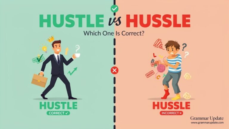 Hustle vs Hussle Which is Correct Spelling and Usage?