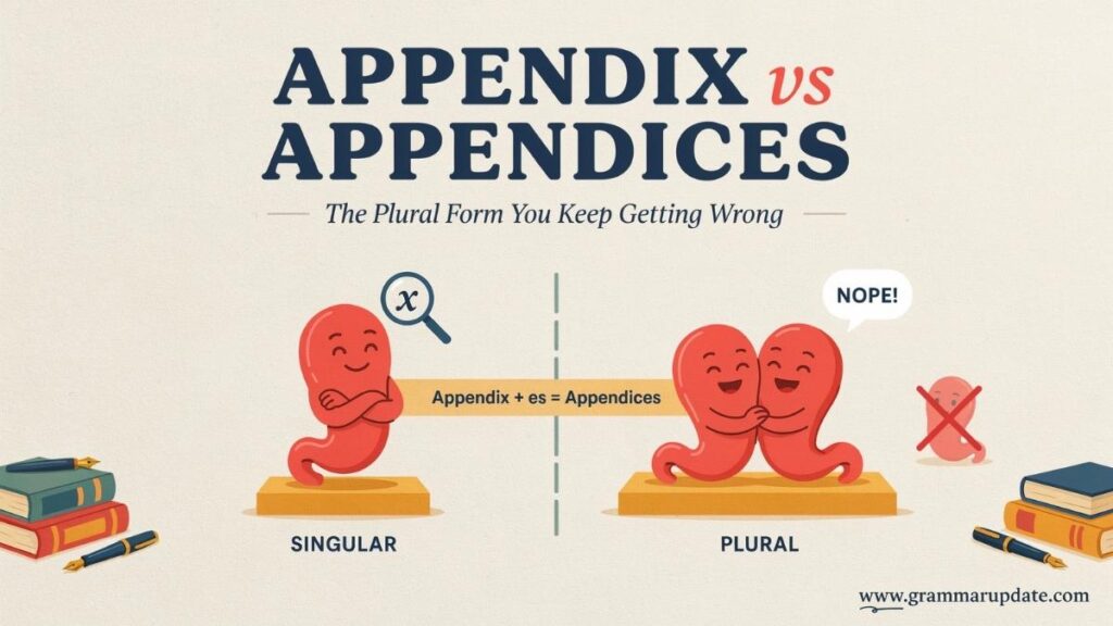 Appendices or Appendixes Quick Answer