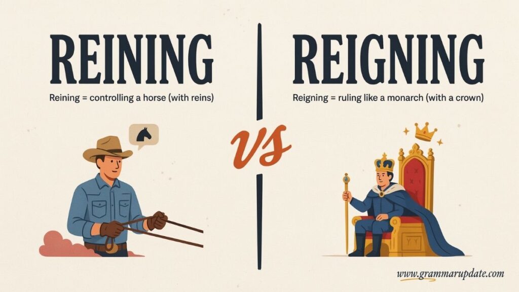 Practice Session Reining vs Reigning