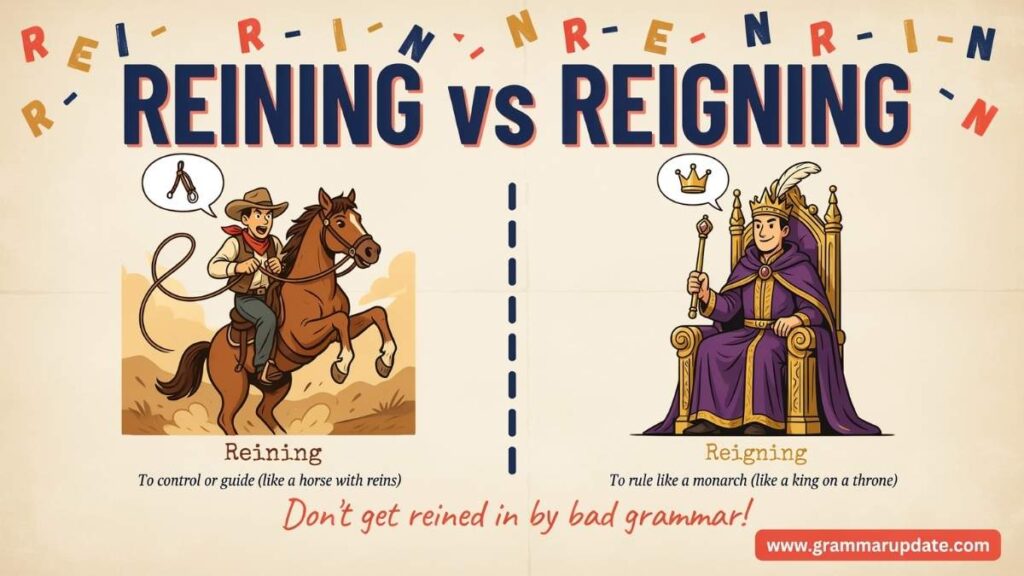 Reining In vs Reign In (Common Mistake Explained)