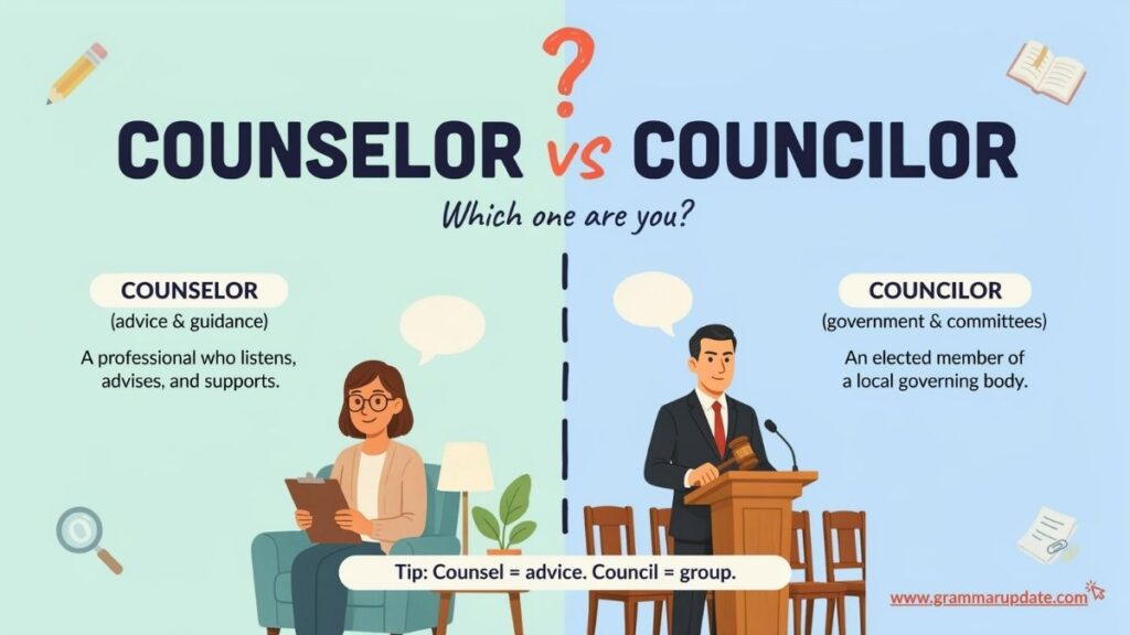Why Counselor vs Councilor Is So Confusing