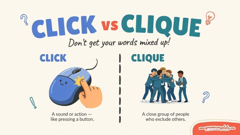 Click or Clique? A Quick Explanation