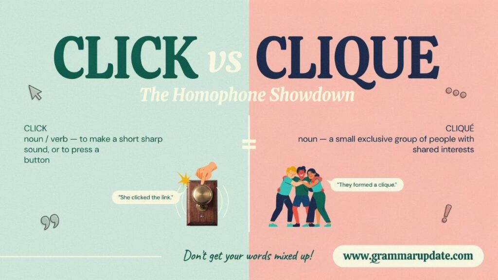 Click vs Clique Grammar