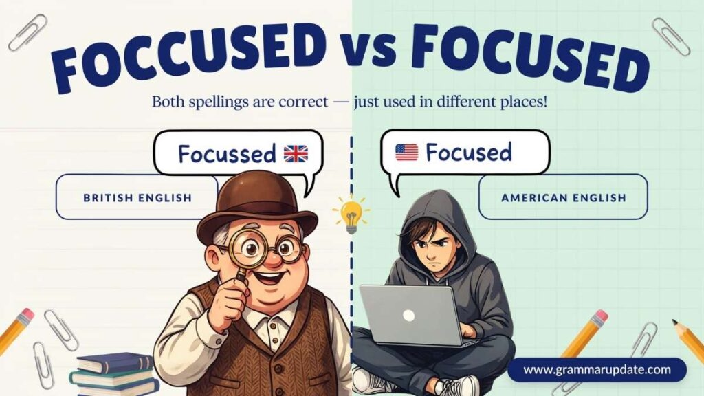 Focussed vs Focused Which Spelling Is Correct?
