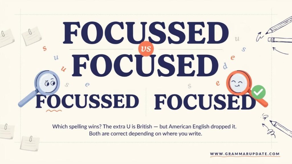 Focused vs Focussed in Academic Writing