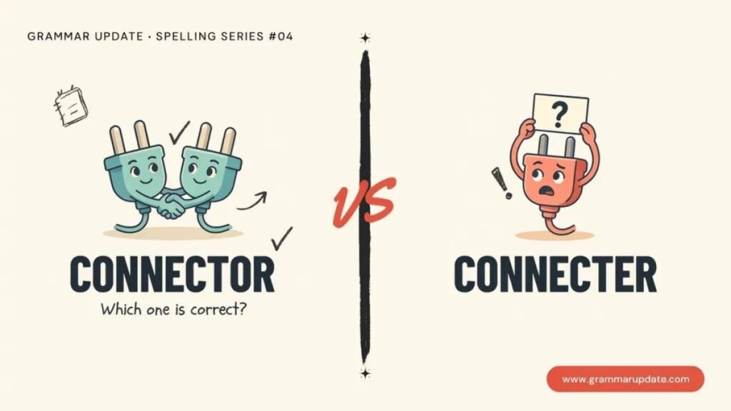 Connector vs Connecter Quick Answer