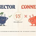 Connector vs Connecter Which Spelling Is Correct?