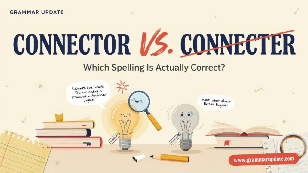 Why People Confuse Connector and Connecter